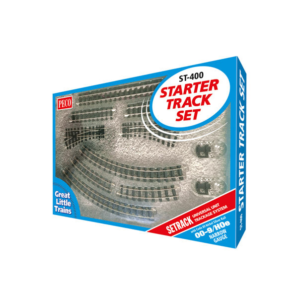 ST400 - PECO Setrack - H0e/00-9 - Startpackung C80 Radius 1