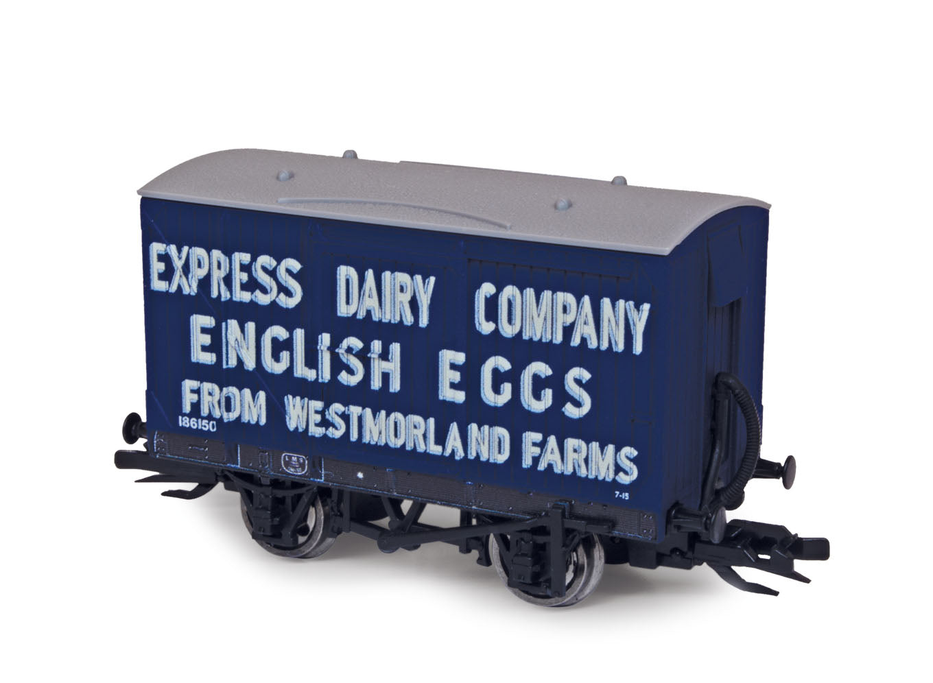 TTR1304P - PECO -  TT:120 -  LMS/BR 9ft WB Van, EXPRESS DAIRY ENGLISH EGGS 186150