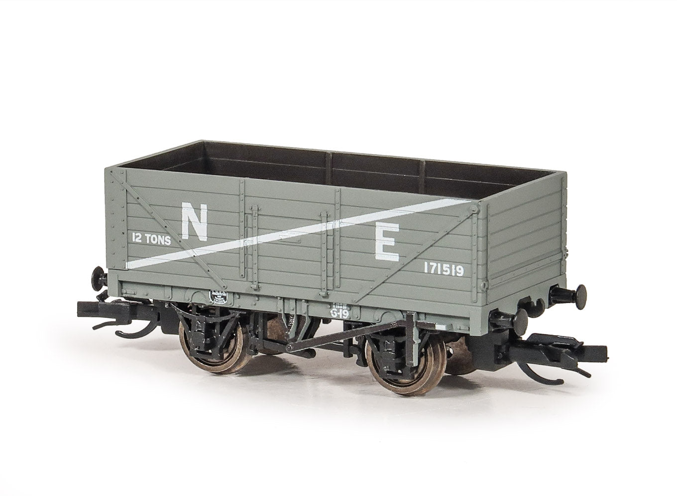 TTR7001E - PECO - TT:120 - 7-Bretter-Offener Güterwagen NE