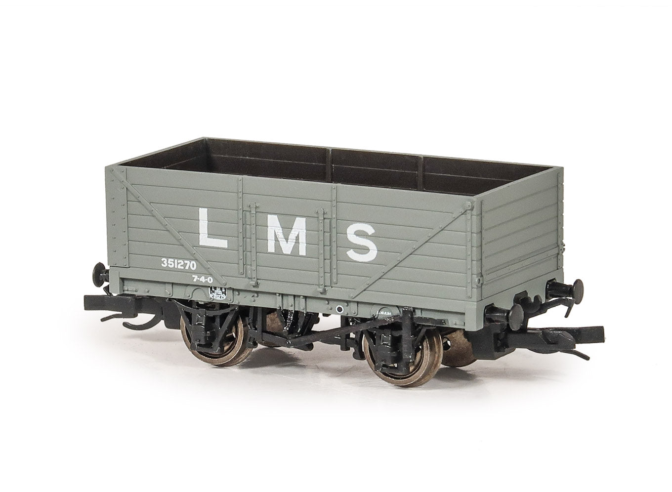 TTR7003M - PECO - TT:120 - Offener Güterwagen mit 7 Brettern LMS