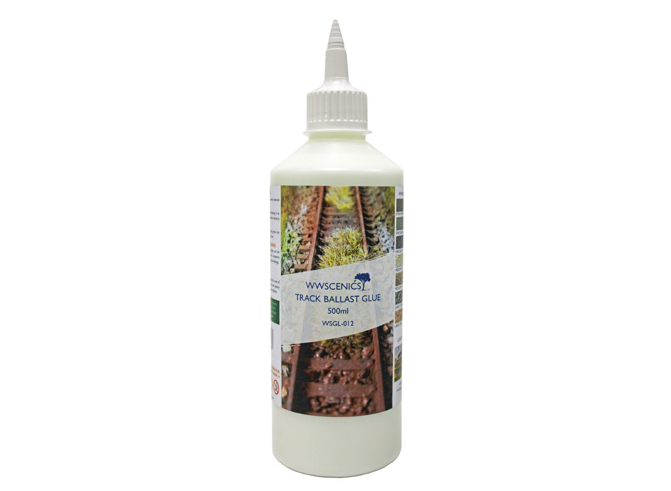 WSGL012 - WWScenics - Railway Track Ballast Glue 500ml