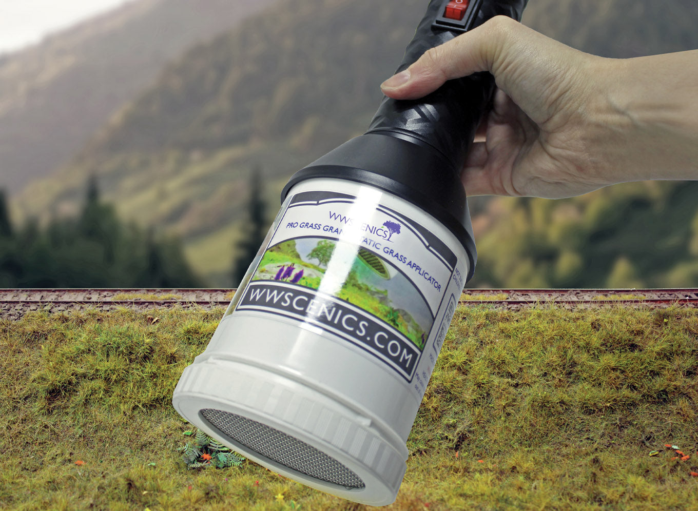 WSPG036 - WWScenics - N - Pro Grass N Gauge Micro Applicator