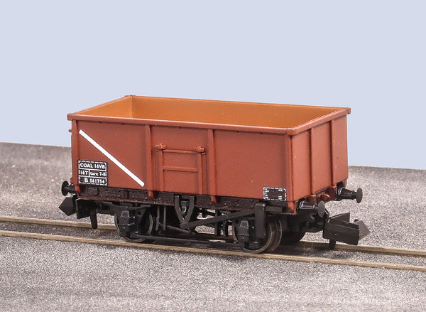 BR 16t Mineral Wagon, Coal 16VB, Fitted, Bauxite