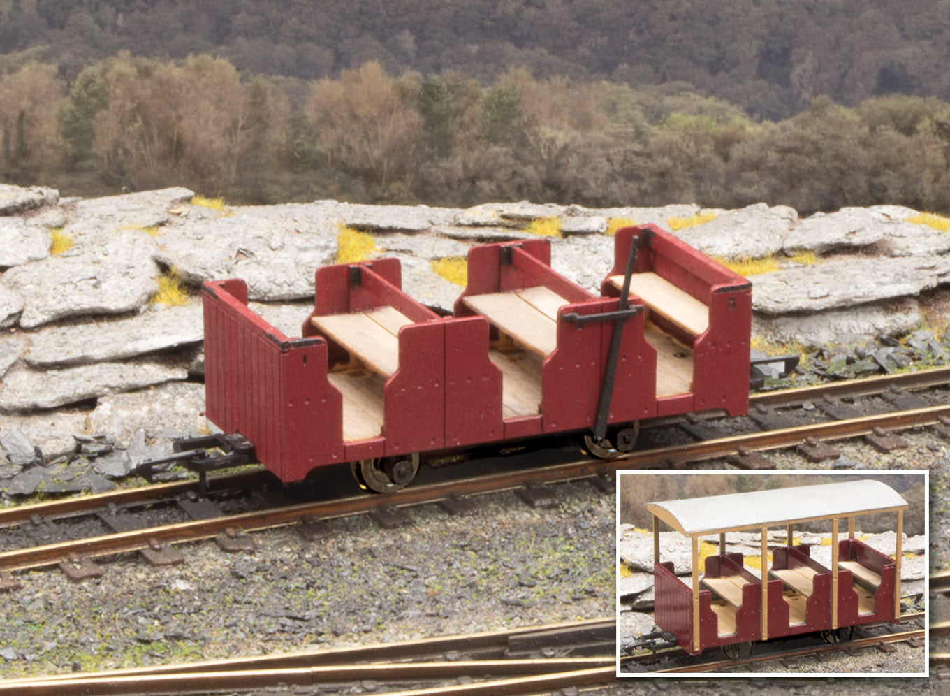 Penrhyn Quarry Workmen's Coach Laser-cut kit (NG7)