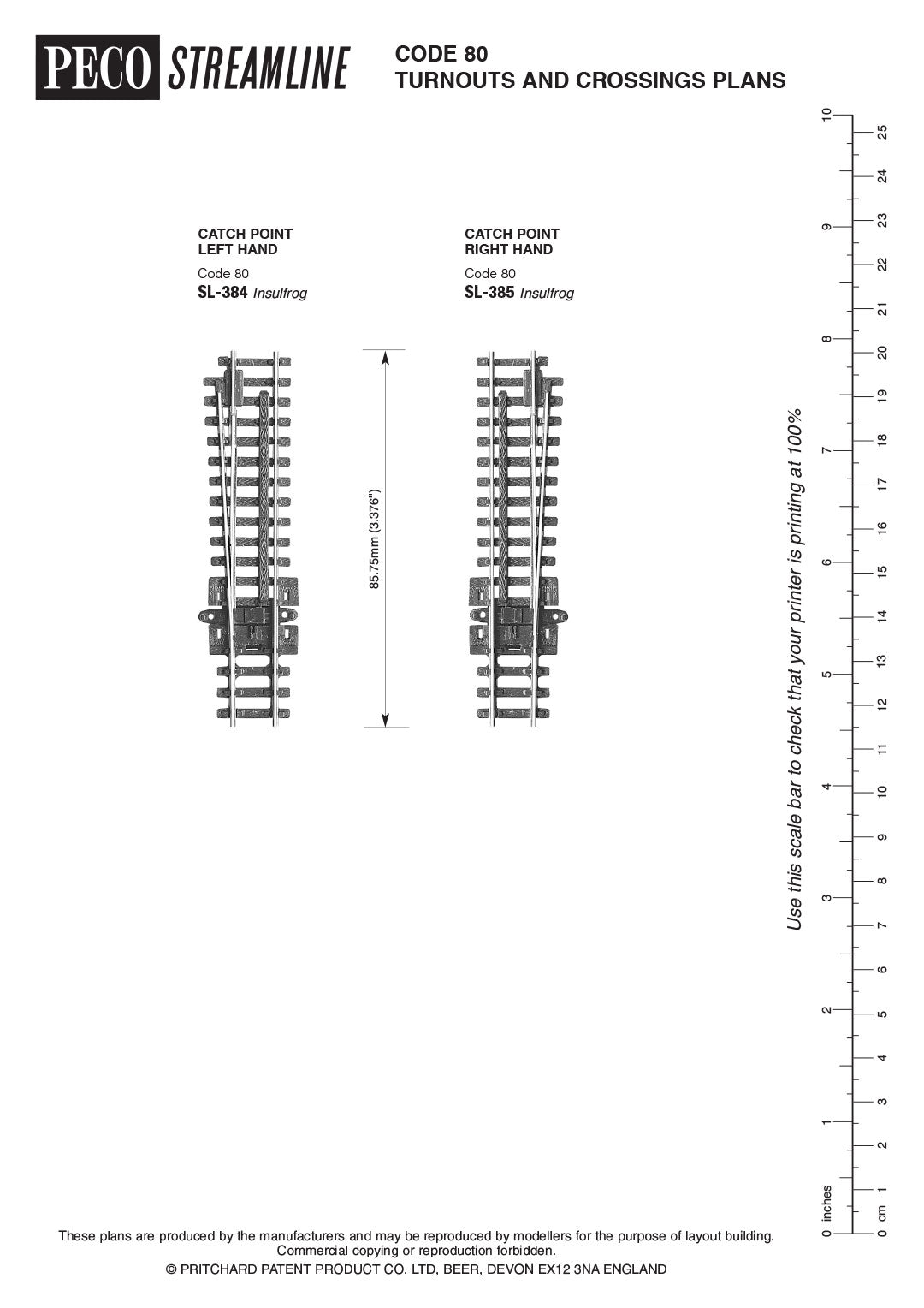 SL384 & SL385 Plan Sheet
