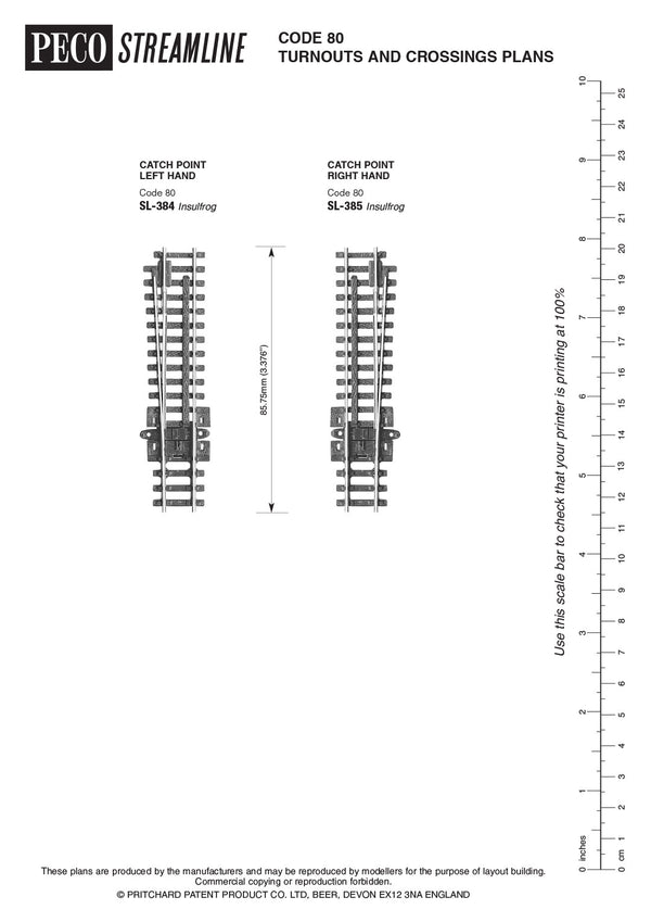 SL384 & SL385 Plan Sheet