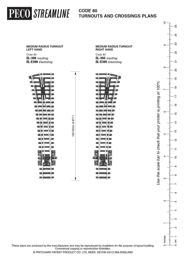 SL395 & SL396 Plan Sheet