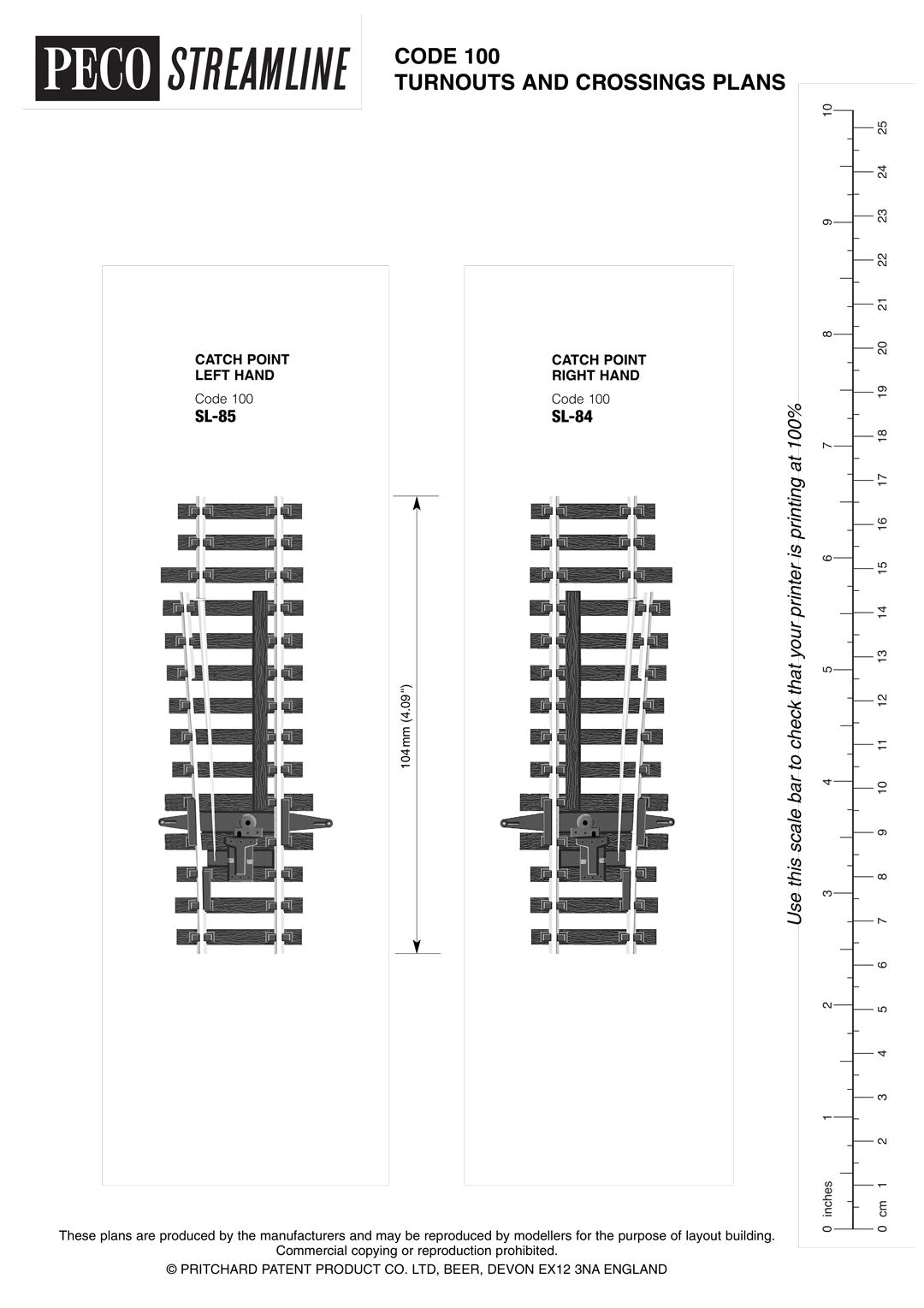 SL84 & SL85 Plan Sheet