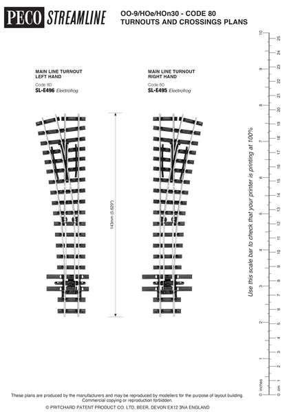 SL-E495 & SL-E496 Plan Sheet