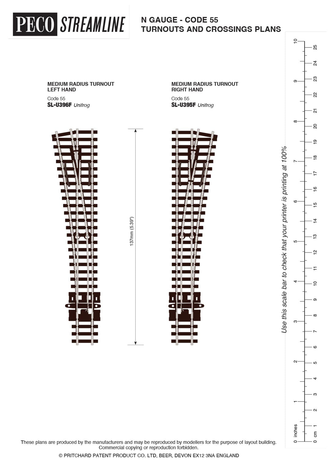 SLU395F & SLU396F Übersichtsplan