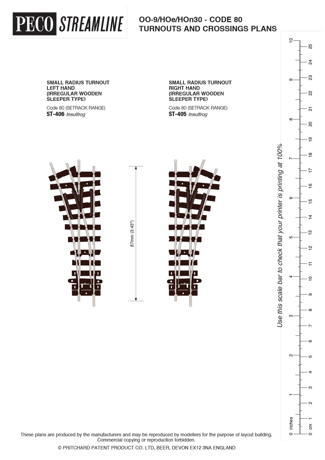 ST405 & ST406 Planungsblatt