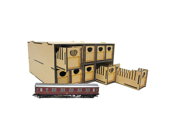 TT:120/OO-9 Loco Storage Box (10 Drawer)