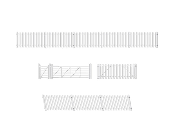 GWR Station Fencing, White