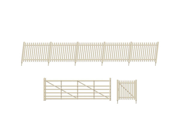 SR Concrete Pale Fencing ramps and gates