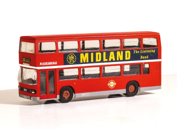 Leyland Olympian Double Decker Bus, London Buses Riverside