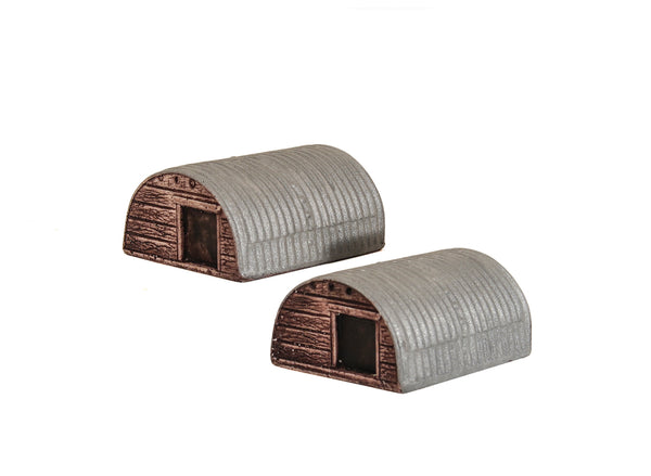 Two Corrugated Animal Shelters