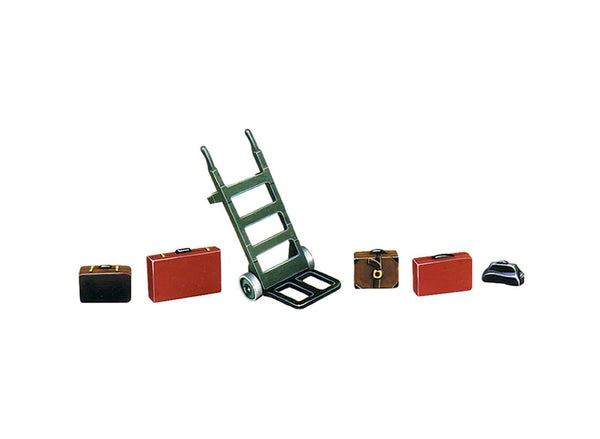 Porters Hand Trolley and Luggage