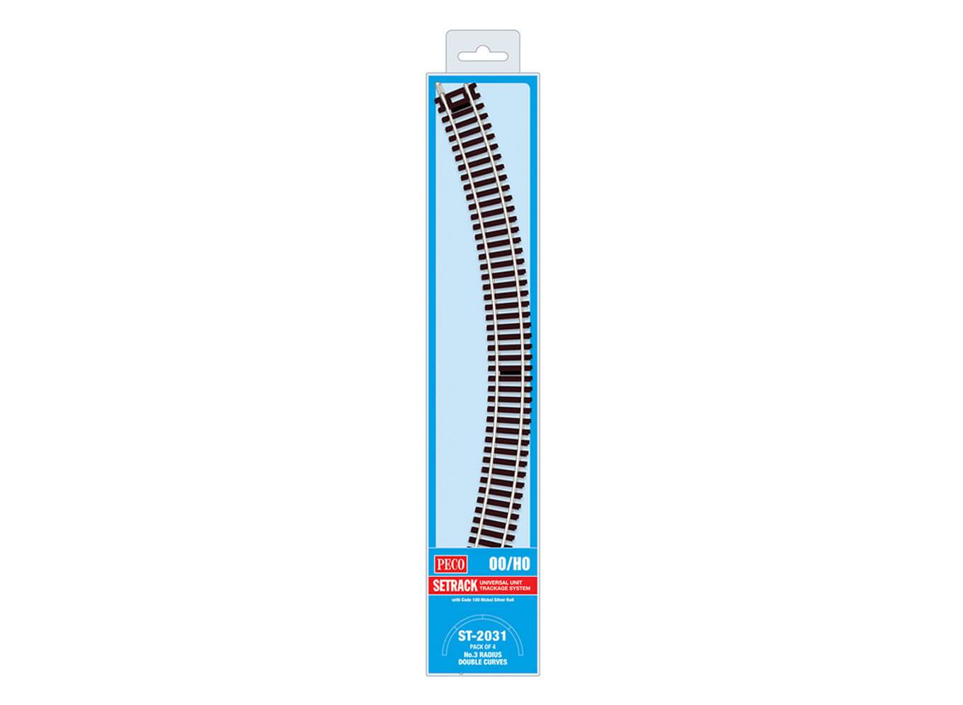 Double Curve, 3rd Radius (Pack of 4)