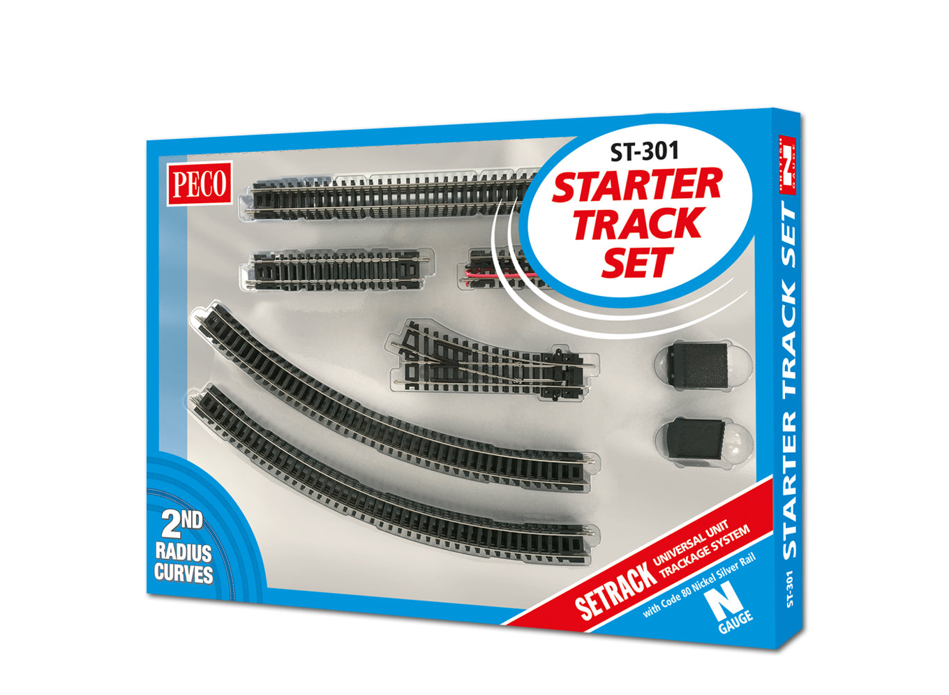 Starter Track Set - 2nd Radius - N Gauge