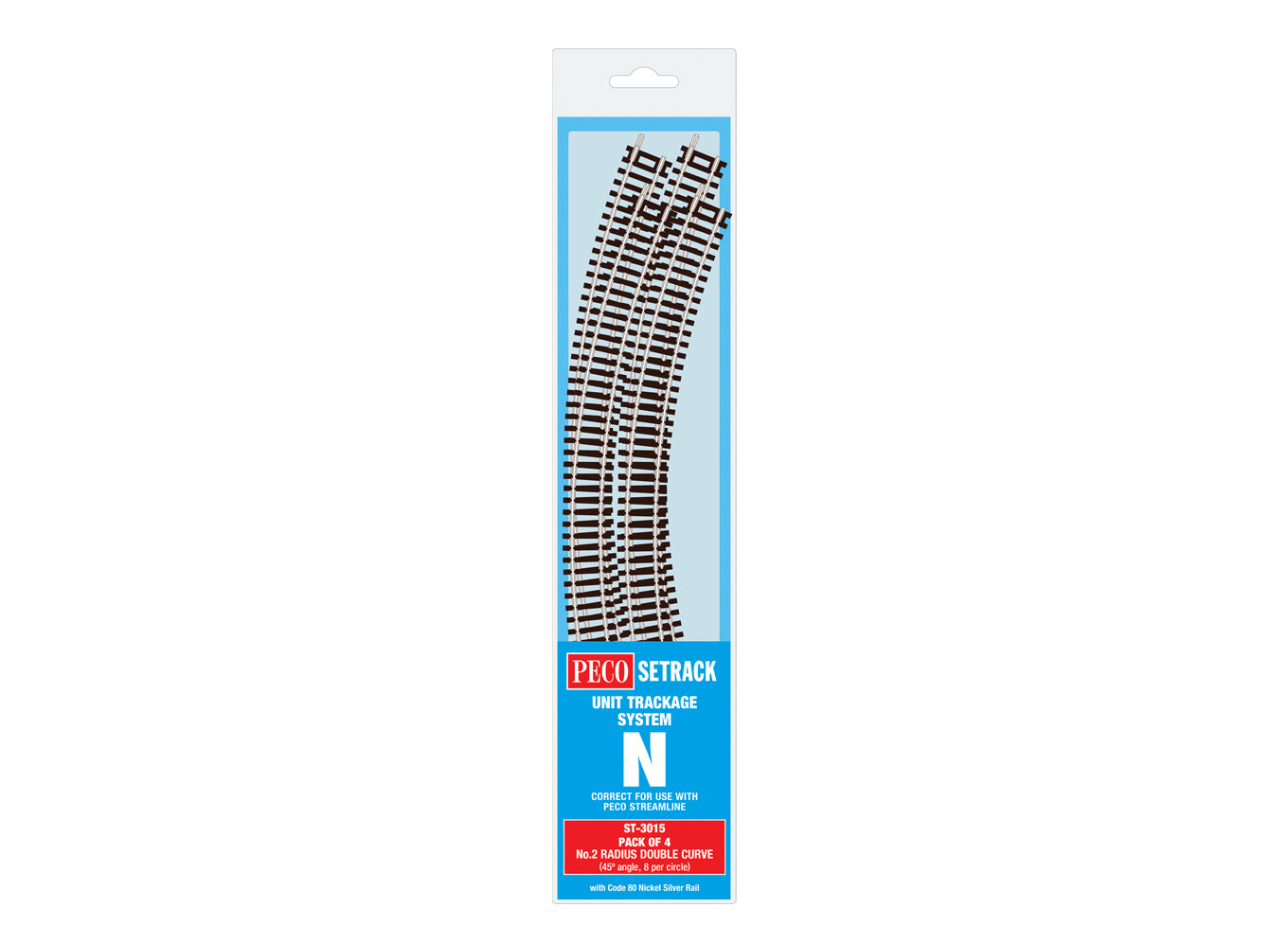 Double Curve, 2nd Radius (Pack of 4)